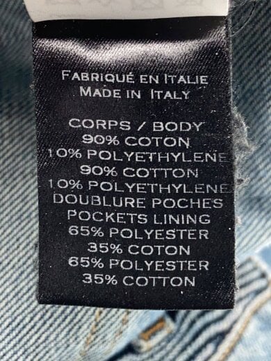 商品画像：17SS/ダメージ加工/蛇腹バイカーデニムパンツ/28/コットン/IDG/S7H9551TO14E 6