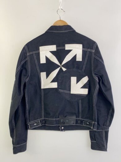 商品画像：21SS/切替バックアローデニムジャケット/S/コットン/ブラック/無地/OMYE067R21DEN00 2