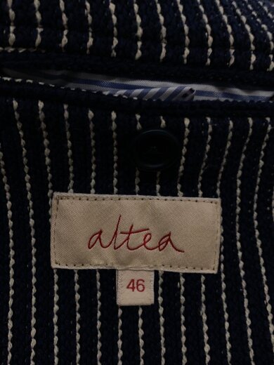 商品画像：テーラードジャケット/46/コットン/NVY/ストライプ 3