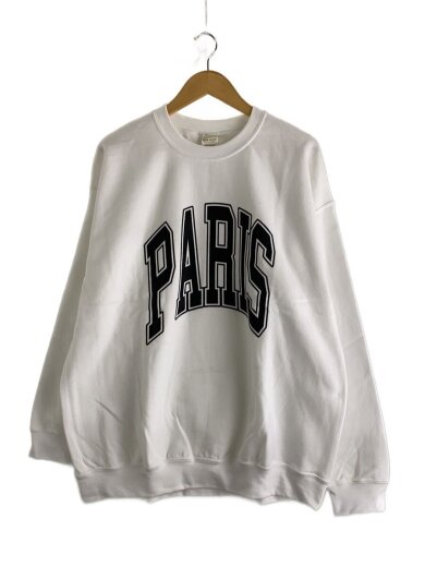 商品画像：スウェット/L/コットン/ホワイト 1