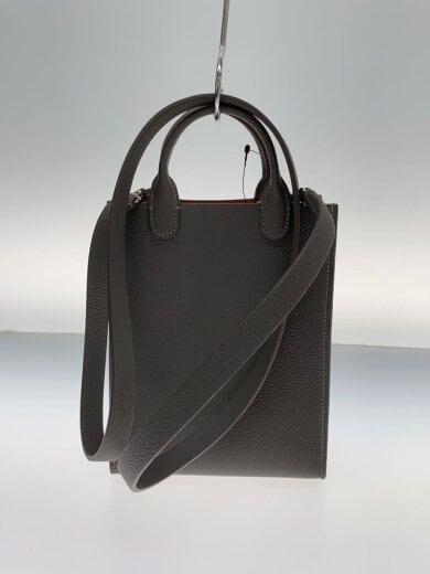 商品画像：Container Shoulder(XS)/ショルダーバッグ/レザー/グレー/2way// 3
