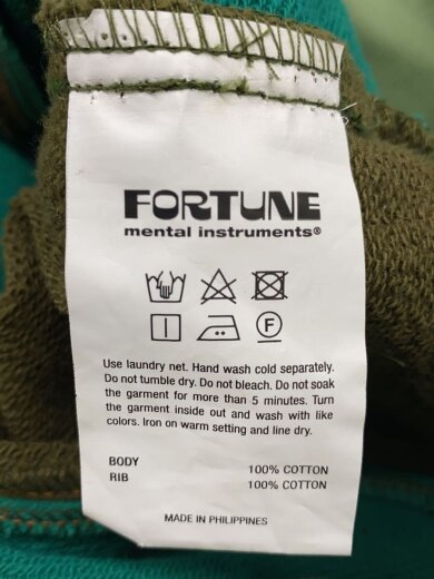 商品画像：FORTUNE/モックネックスウェット/S/コットン/グリーン/5568-499-1134-6530// 4