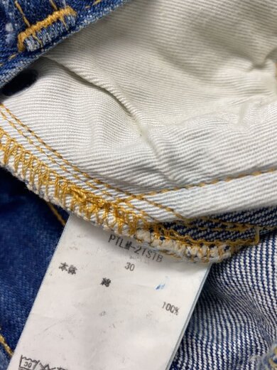商品画像：STRAIGHT 5 POCKET PANTS/ボトム/30/コットン/インディゴ/無地/PTLM-21STB// 5