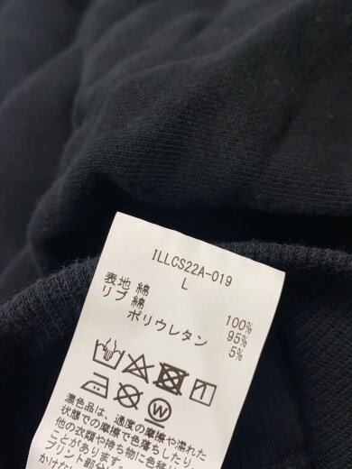 商品画像：22AW/METAL LOGO CREWNEC/スウェット/L/コットン/ブラック/ILLCS22A-019// 4