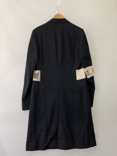 商品画像：22AW/08SS敗残兵復刻/リネン切替コート/3/ウール/ブラック/HE-J06-802 2