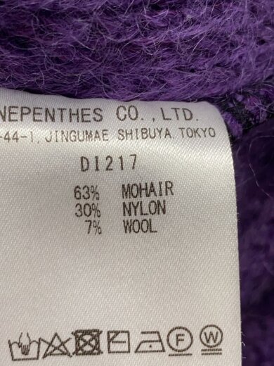 商品画像：Mohair Boat Neck Sweater-Stripe/ニット・セーター(厚手)/M/モヘア/パープル// 4