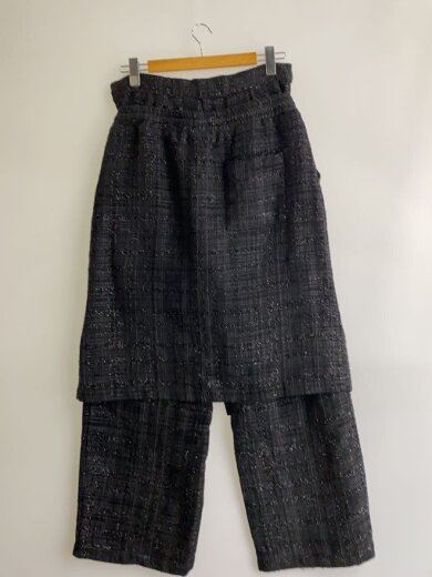 商品画像：25SS/TWEED LAYERED PANTS/ボトム/3/ポリエステル/ブラック/DC-SS25-PT-06// 2