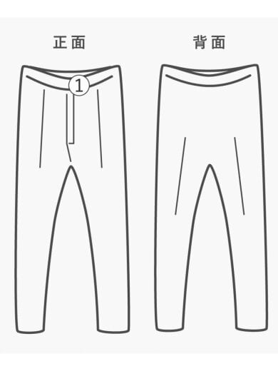 商品画像：25SS/TWEED LAYERED PANTS/ボトム/3/ポリエステル/ブラック/DC-SS25-PT-06// 7