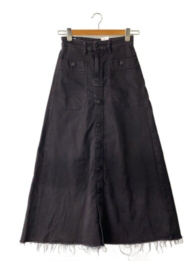 商品画像：00s/CUT OFF FRINGE SKIRT/スカート/23/コットン/ブラック// 1