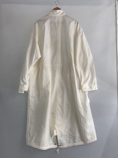 商品画像：24SS/OXスタンドカラーモッズコート/2/コットン/ホワイト/8886-243-0040// 2