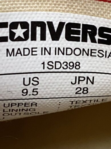 商品画像：CHUCK TAYLOR CANVAS OX/ローカットスニーカー/28cm/ベージュ/1SD398// 5