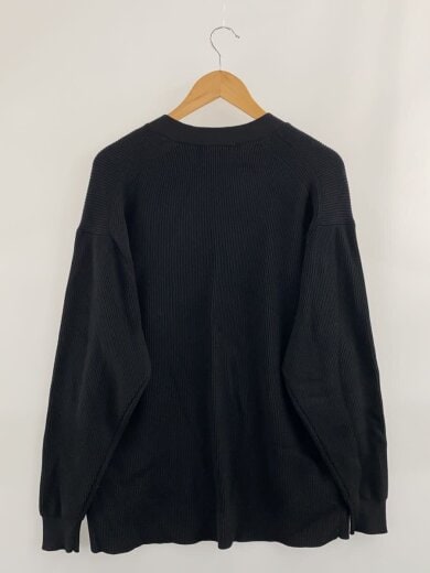 商品画像：カーディガン(厚手)/1/ウール/BLK/無地/GU253-80263B// 2