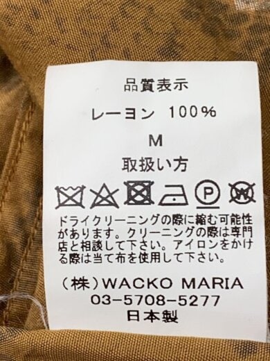 商品画像：長袖シャツ/M/レーヨン/キャメル/パイソン柄レーヨンシャツ// 4