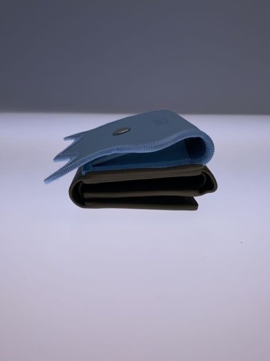 商品画像：3つ折り財布/レザー/ブルー/メンズ 3