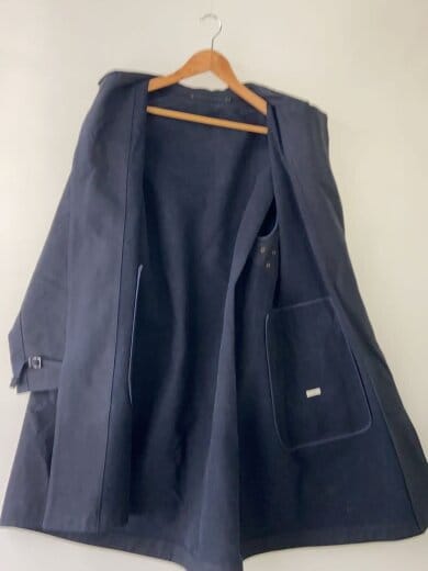 商品画像：22AW/Motorcycle Half Coat/チェスターコート/1/コットン/ネイビー/22AAP-01-01H// 3