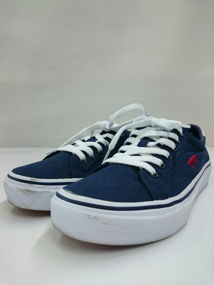 Court 超人気 専門店 Icon ローカットスニーカー 24cm 靴 ネイビー 中古 Used