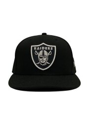 59FIFTY/RAIDERS/レイダース/キャップ/7 1/4/ポリエステル/BLK/メンズ