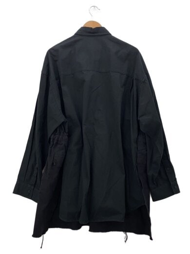 商品画像：タグ付/UNISEX PATCHED CARGO SHIRT/長袖シャツ/1/BLK/720102/イタリア製 2