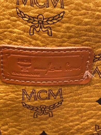 画像：MCMトートバッグ/ハンドバッグ/ショルダーバッグ/肩掛け/レザー/CML/汚れあり//5