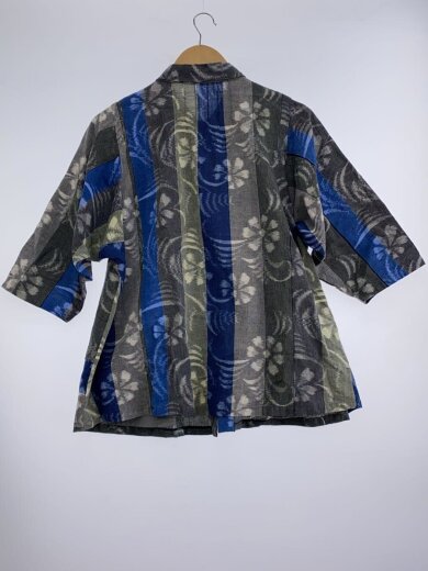 商品画像：久留米絣/かすり/パッチワーク/半袖シャツ/--/コットン/BLU/総柄/日本製 2