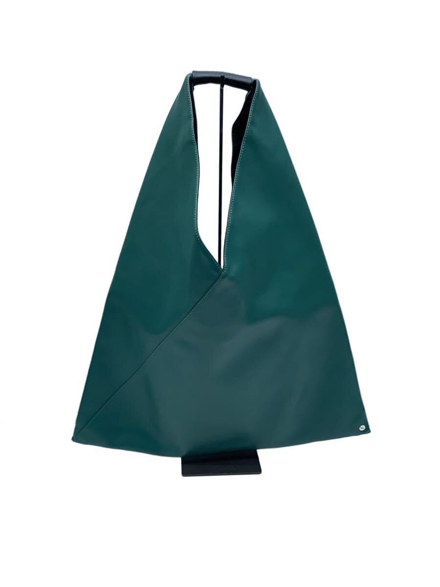 MM6 / ジャパニーズトート/ミディアム/トートバッグ/レザー/GRN