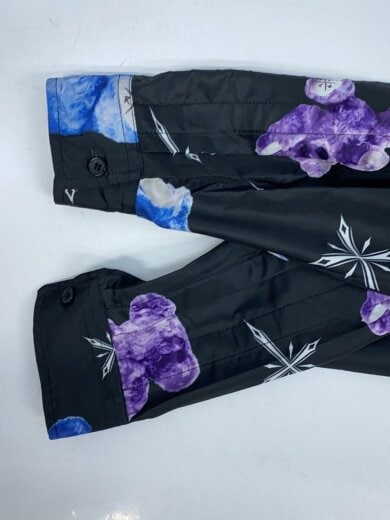 商品画像：長袖シャツ/FREE/ポリエステル/BLK/総柄/1597300200 6