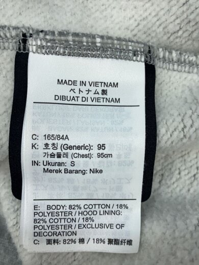 商品画像：パーカー/S/コットン/GRY 4