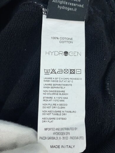 商品画像：ジップパーカー/L/コットン/BLK/総柄 4