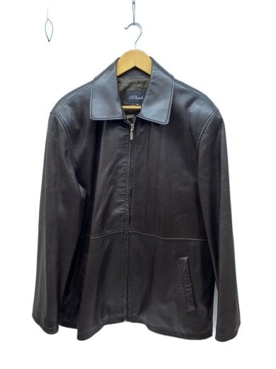 商品画像：KHAKI/レザージャケット・ブルゾン/--/レザー/BRW 1
