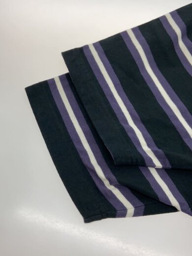 商品画像：Tシャツ/M/コットン/BLK/ストライプ/1140281 5