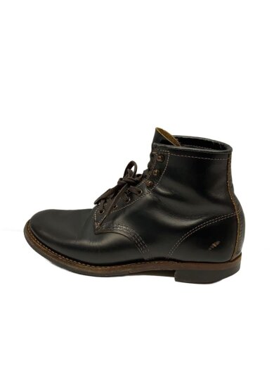 商品画像：Beckman Flatbox/レースアップブーツ/25cm/BLK/レザー/D9060// 1