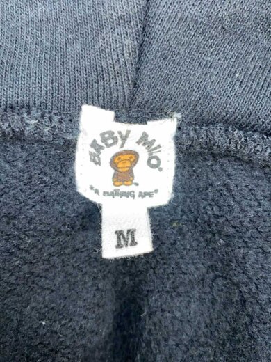 商品画像：ジップパーカー/M/コットン/BLK 3