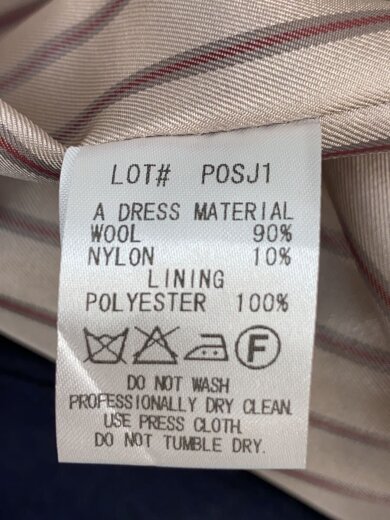 商品画像：ジャケット/40/ウール/NVY/POSJ1 4