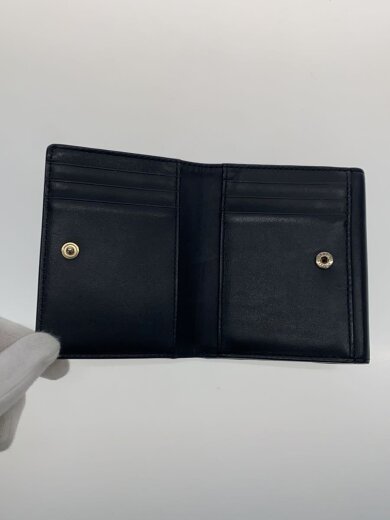 商品画像：2つ折り財布/レザー/BLK/レディース/kw01-02// 4
