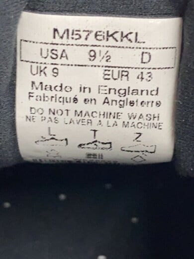 商品画像：M576//ブラック/UK9/BLK/レザー// 5
