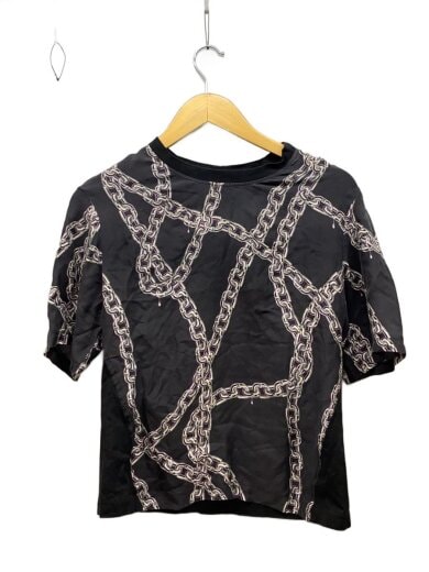 商品画像：Tシャツ/M/シルク/BLK/総柄/VCCW06// 1