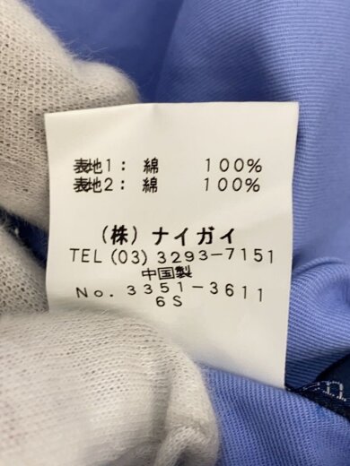 商品画像：ジップパーカー/--/コットン/BLU/無地// 4