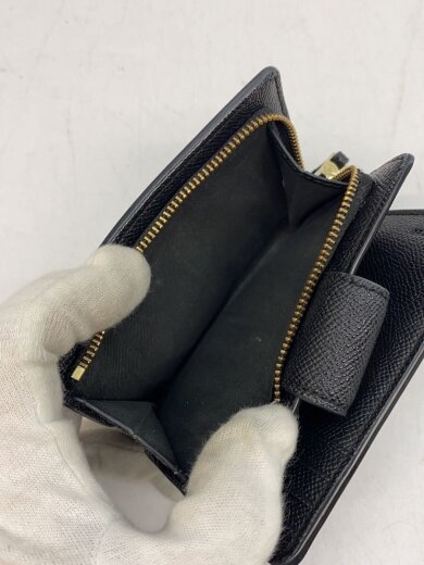 商品画像：ミディアムコーナーウォレット/2つ折り財布/レザー/BLK/レディース 5