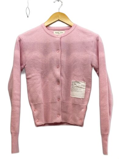 商品画像：TYPO PATCH ROUND CARDIGAN/カーディガン(薄手)/FREE/アクリル/PNK 1
