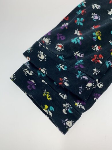 商品画像：長袖ワンピース/2/コットン/BLK/花柄/404-6140909 5