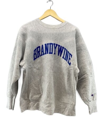 商品画像：90s前期/USA製/REVERSE WEAVE/BRANDYWINE/スウェット/L/コットン/GRY// 1
