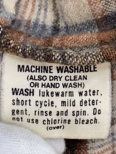 商品画像：70s/USA製/ウールチェックシャツ/バージンウール100/長袖シャツ/17/ウール/BRW/チェック 4