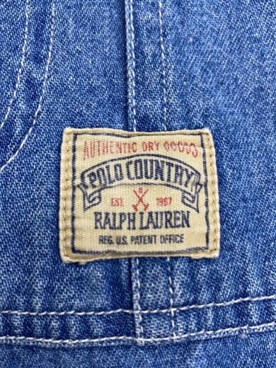 画像：RALPH LAURENCOUNTRY/デニムワークシャツジャケット/M/コットン/IDG4