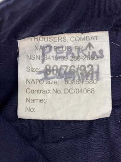 商品画像：イギリス海軍/コンバットカーゴパンツ/--/コットン/NVY/8415-99-280-2680 4
