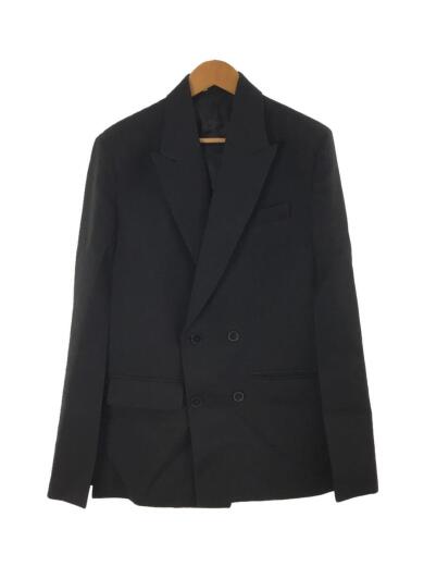 画像：VALENTINOWV0CGB357U2/ジャケット/44/ウール/BLK/タグ付き/ダブルジャケット/ポンチョ1