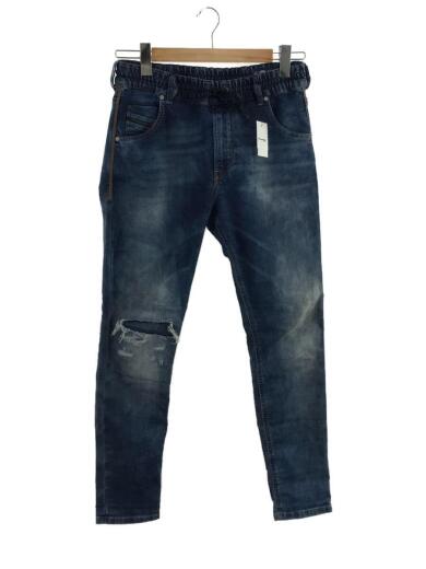 画像：DIESELkrailey r-ne/イージーデニムパンツ/ボトム/27/コットン/インディゴ/青//ダメージ加工 スキニー1