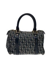 ハンドバッグ/キャンバス/NVY/トロッター