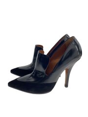 ヒールパンプス/37.5/BLK/レザー