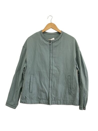 商品画像：ジップアップジャケット/アウター/46/シルク/GRN/0101-0902 1