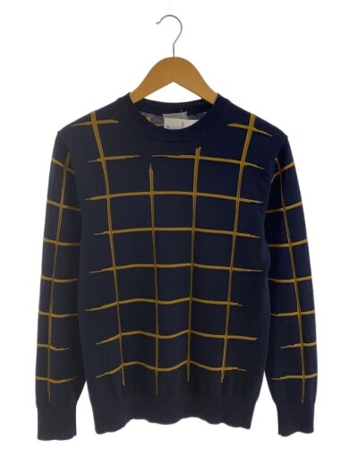 画像：Dior HOMMEハイゲージニット・セーター(薄手)/S/ウール/NVY/633M613ZT6191
